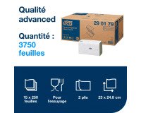 En_essuie-mains tork h3 advanced 290179 pli-z 2 é