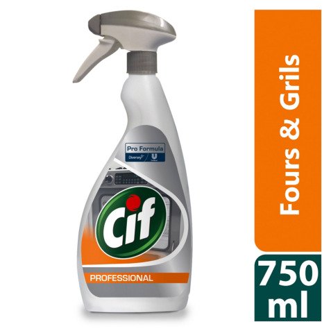 Nettoyant dégraissant Cif Professional fours & grills - Spray 750 ml