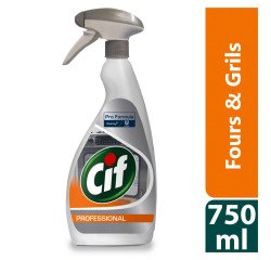 Nettoyant dégraissant Cif Professional fours & grills - Spray 750 ml