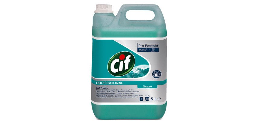 Nettoyant multi-usages Cif Professional Oxy-gel océan - Bidon de 5 L
