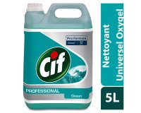 Nettoyant multi-usages Cif Professional Oxy-gel océan - Bidon de 5 L