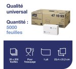 Essuie-mains enchevêtré Tork H2 - Carton de 5000