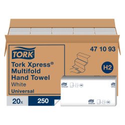 Essuie-mains enchevêtré Tork H2 - Carton de 5000