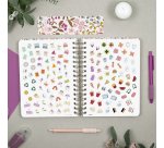 Agenda dia página 155x215 mm Moniquilla Rosa Finocam