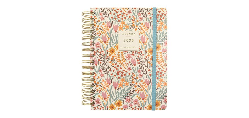 Agenda dia página 155x215 mm Moniquilla Espiga Finocam