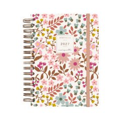 Agenda dia página 155x215 mm Moniquilla Rosa Finocam