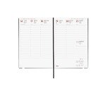 Agenda 140x204 Semana Vista Vertical Dynamic Mara Finocam Rojo 