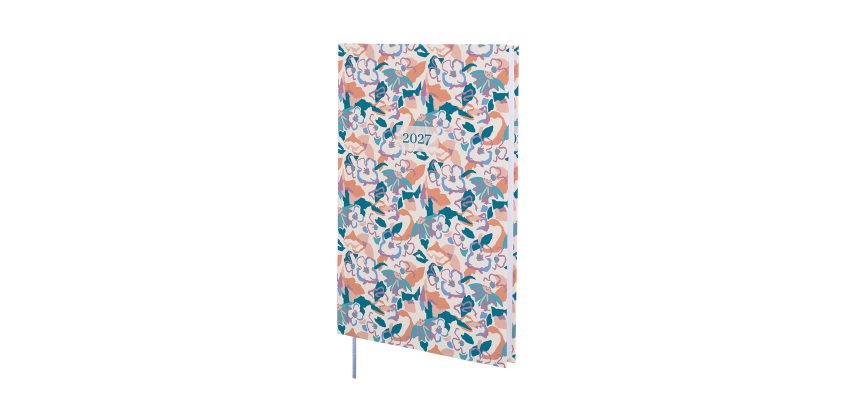 Agenda semana vista 140x204 mm Malva Finocam