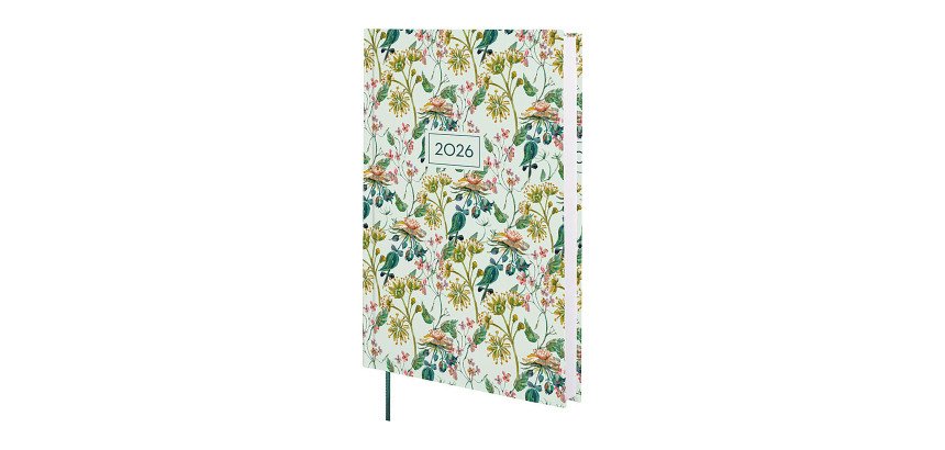 Agenda dia página 140x204 mm Botanic Finocam