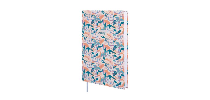 Agenda dia página 140x204 mm Malva Finocam