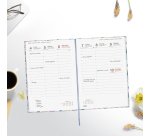 Agenda semana vista 140x204 mm Malva Finocam