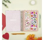 Agenda dia página 155x215 mm Moniquilla Verde Finocam