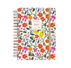 Agenda dia página 155x215 mm Moniquilla Verde Finocam