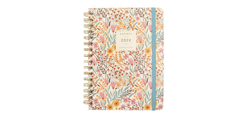 Agenda semana vista 155x215 mm Moniquilla Espiga Finocam