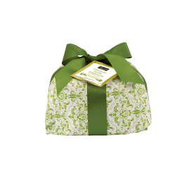 Panettone di Pasticceria con Crema Pistacchio Incartato a Mano Bottega Pandolfi 750g confezione 6 pezzi