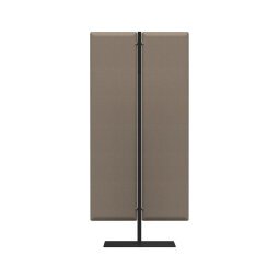 Piantana h 140cm con pann grigio finoassorbente struttura nero