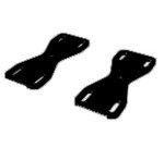 Coppia piastre fix sottopiano scriv bench nero