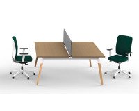 Coppia piastre fix sottopiano scriv bench nero