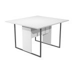 Tavolo riunione Blade l 120 x p 110 x h 74,4 cm