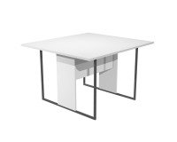 Blade meeting table W 120 x D 110 x H 74.4 cm