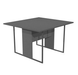 Blade meeting table W 120 x D 110 x H 74.4 cm