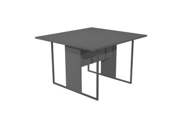 Blade meeting table W 120 x D 110 x H 74.4 cm