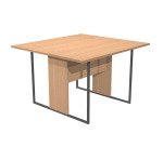 Tavolo riunione Blade l 120 x p 110 x h 74,4 cm