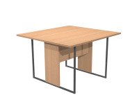 Tavolo riunione Blade l 120 x p 110 x h 74,4 cm
