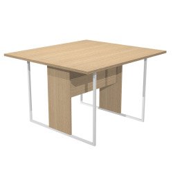 Blade meeting table W 120 x D 110 x H 74.4 cm