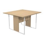 Tavolo riunione Blade l 120 x p 110 x h 74,4 cm