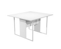 Tavolo riunione Blade l 120 x p 110 x h 74,4 cm