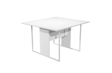 Blade meeting table W 120 x D 110 x H 74.4 cm