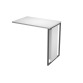 Allungo per scrivania Blade 80 cm gamba metal antracite