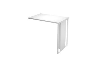 Allungo Blade l 80 x p 50 x h 74,4 cm gamba in legno-metallo