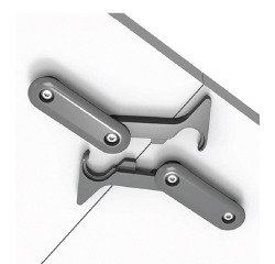 Kit 4 ganci per collegamento tavoli pieghevoli Taxi colore nero