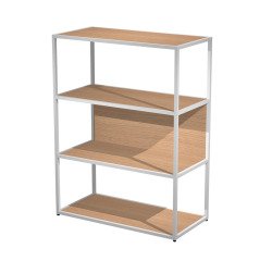 Libreria in metallo Blade  l 90 x p 46 cm