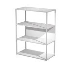 Libreria in metallo Blade  l 90 x p 46 cm