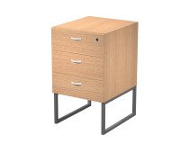 Blade tall chest of drawers on metal legs supplied assembled