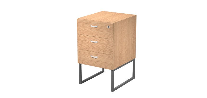 Blade tall chest of drawers on metal legs supplied assembled