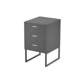 Blade tall chest of drawers on metal legs supplied assembled