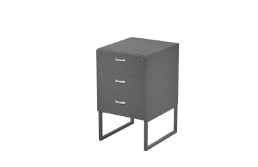 Blade tall chest of drawers on metal legs supplied assembled