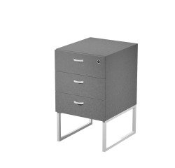 Blade tall chest of drawers on metal legs supplied assembled