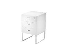 Blade tall chest of drawers on metal legs supplied assembled