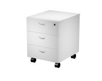 Cassettiera 3 cassetti con ruote, fornita montata