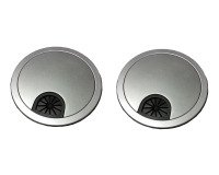 Anelli passacavi diametro 60 mm colore grigio 2 pezzi