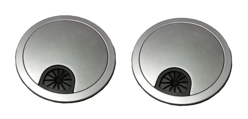 Anelli passacavi diametro 60 mm colore grigio 2 pezzi