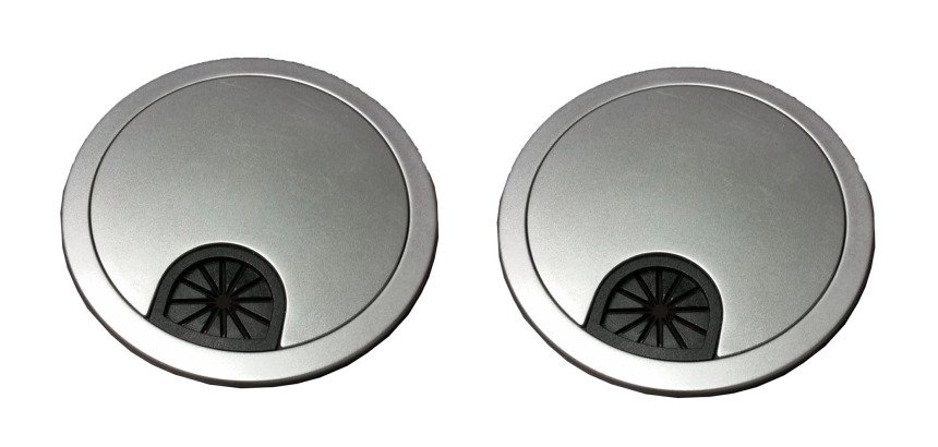 Anelli passacavi diametro 60 mm colore grigio 2 pezzi