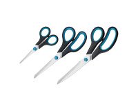 Ciseaux droitiers bouts pointus Easy Grip Westcott - Lot de 3