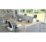 Moody sound-absorbing panel, grey colour