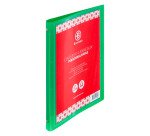 Classeur 4 anneaux plastifié Bruneau personnalisable A4 - Dos 2 cm couleurs assorties translucides